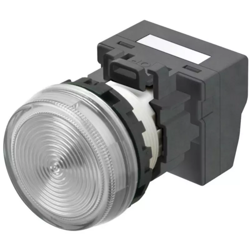 Omron Push-In Plus Indicator Light Round Body Φ22 mm White, M22N-BN-TWA-WC-P