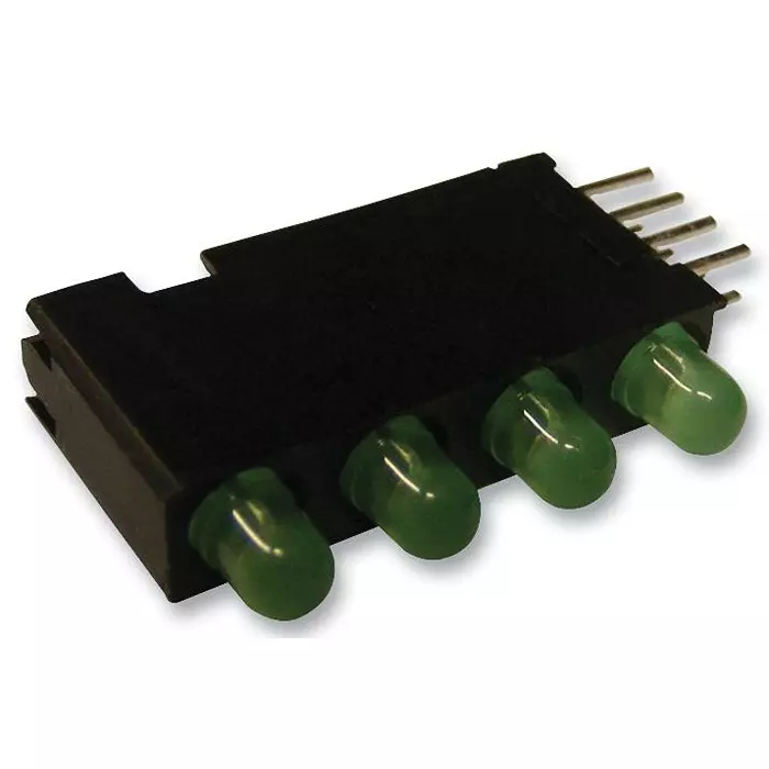 DIALIGHT LED, PCB, 3MM, G-G-G-G, 568-0102-222F