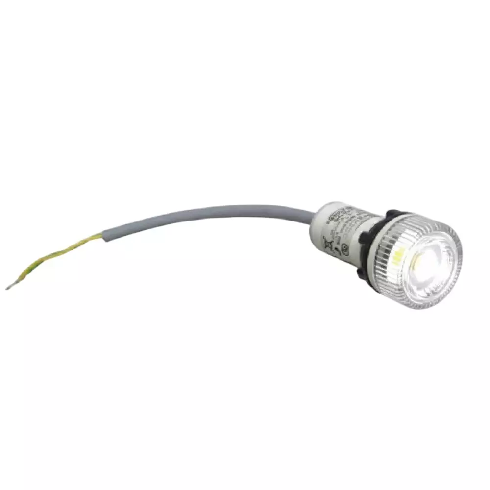 Teknic Economy Encapsulated LED Pilot Light with Integral LED 48 V DC 22.5 mm Hole Diameter Clear Lens, 3PLBREN7L(S)