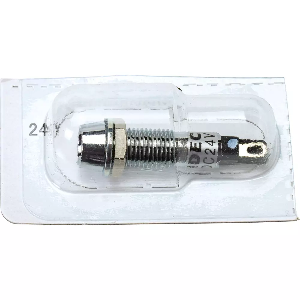 IDEC Up Series Led Type Small Indicator Light Diameter 7 (With Built-In Hood Type Resistor) 7 Mm Mounting Hole Diameter, Up7-2479Y