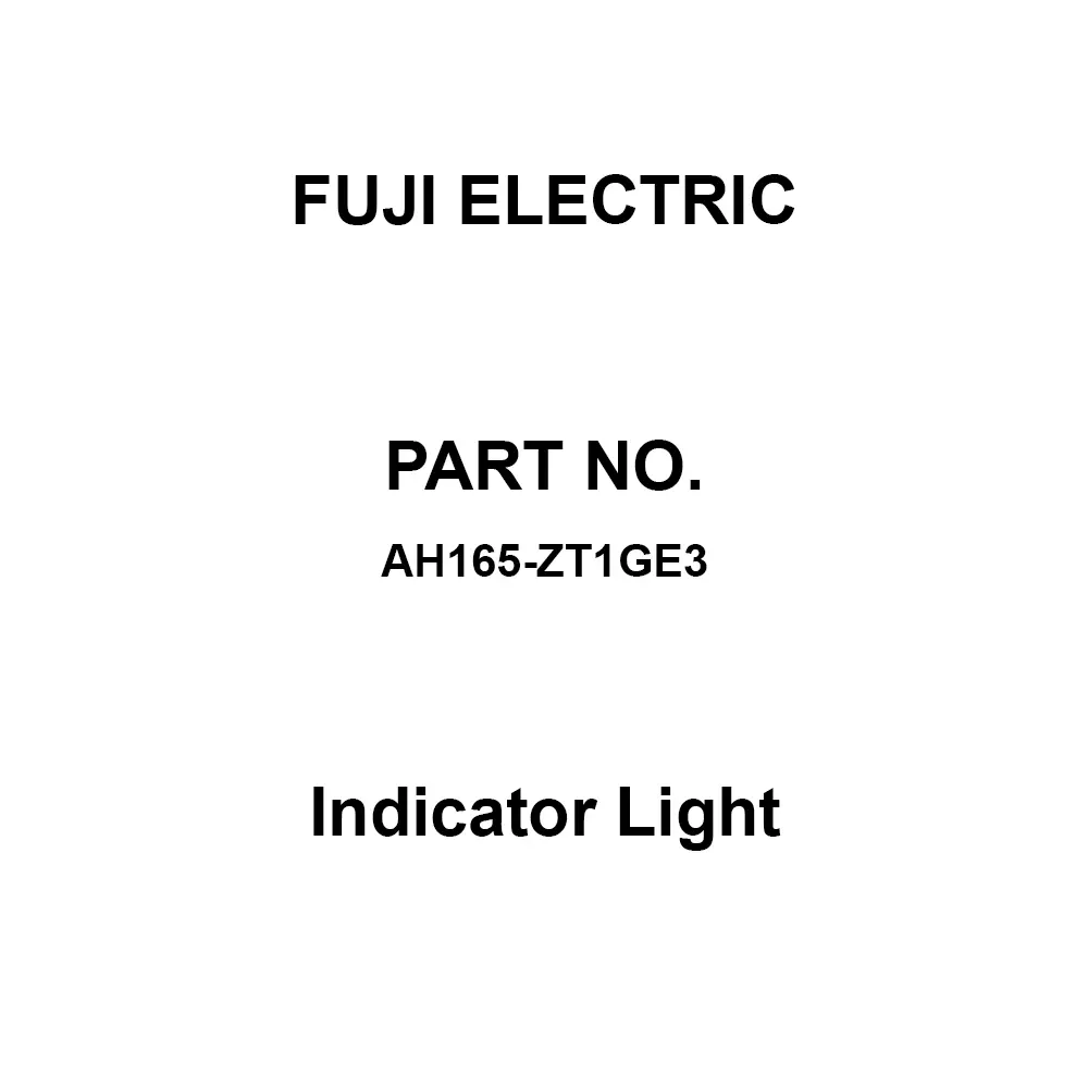 Fuji Electric Indicator Light Green Light Colour, AH165-ZT1GE3