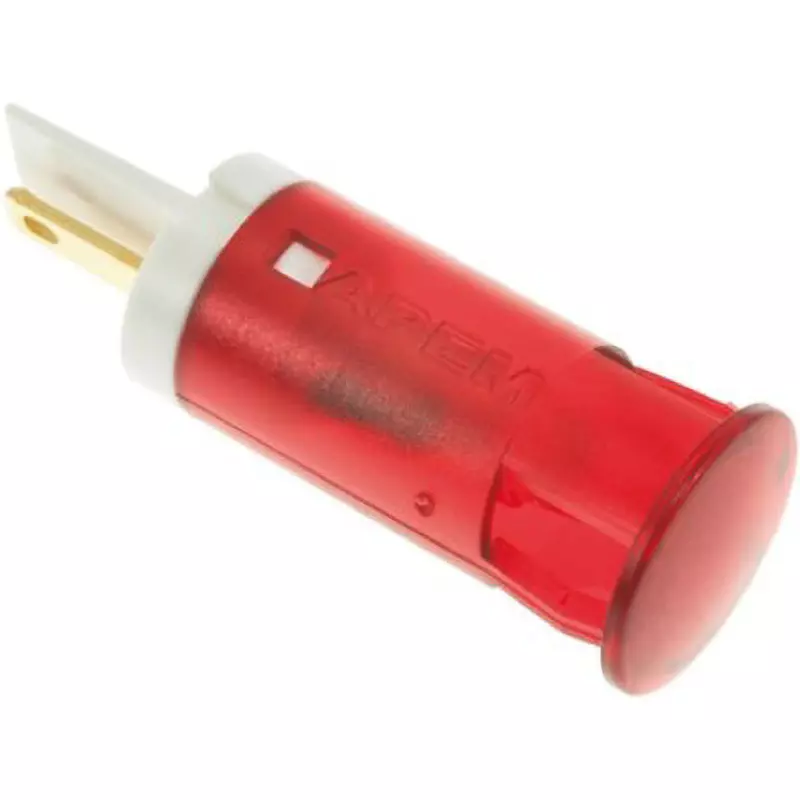 APEM Pilot Lamp 20 mA Rated Current 24 V DC Rated Voltage Red Light Colour, QS121XXR24