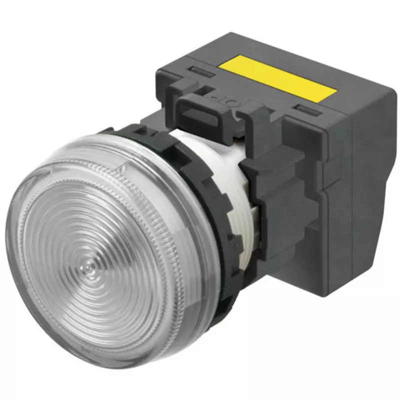 Omron Push-In Plus Indicator Light Round Body Φ22 mm White, M22N-BN-TWA-WE-P