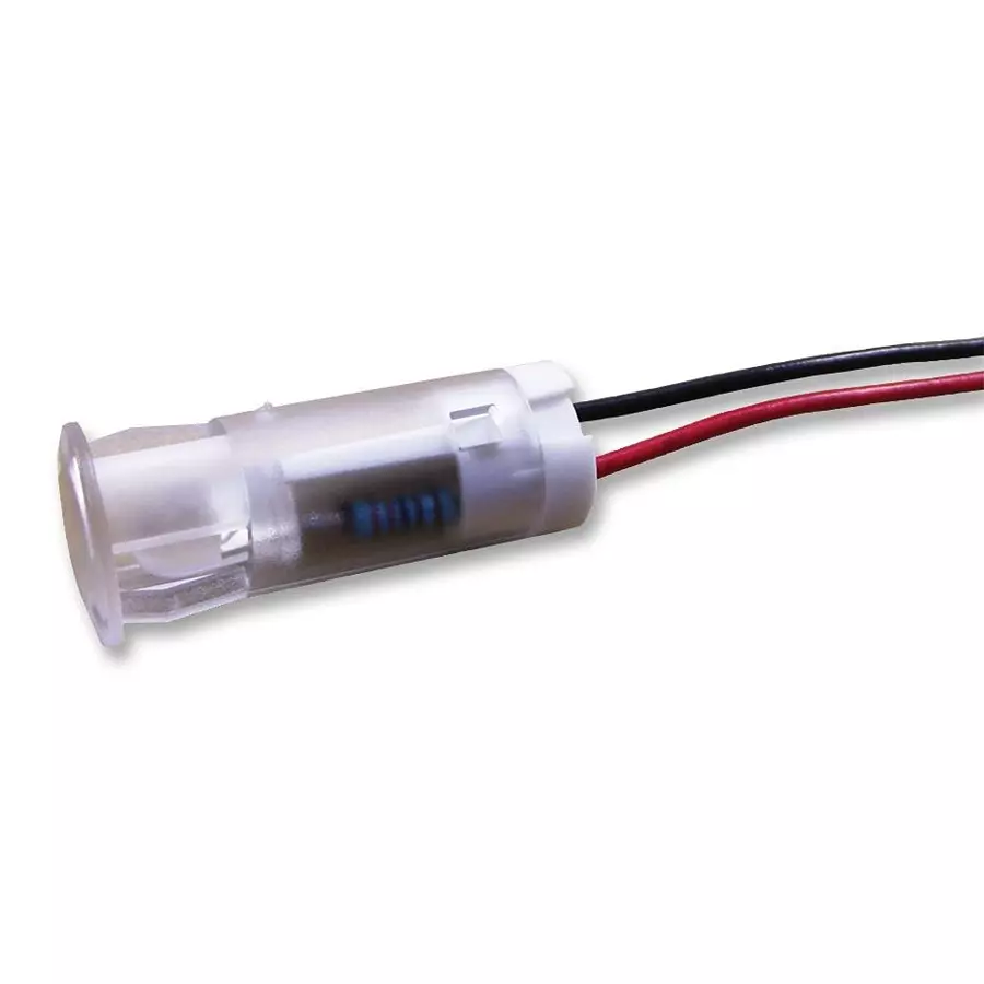 APEM INDICATOR, LED PANEL MNT, 10MM, WHITE, QS103XXW24