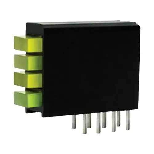 DIALIGHT CKT BOARD INDICATOR, GREEN, 8.74MCD, TH, 568-0122-222F