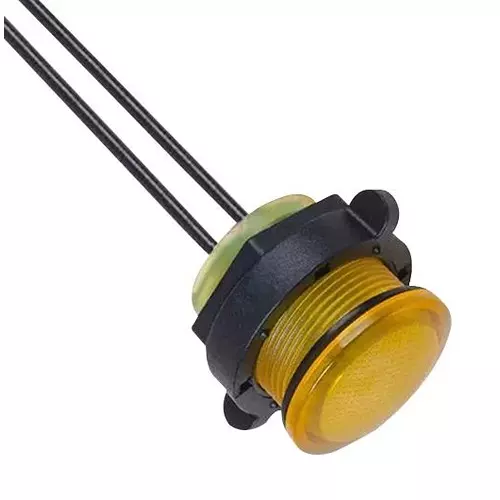 VCC PANEL INDICATOR, 22MM, YELLOW, 120VAC, CNX722C401120W