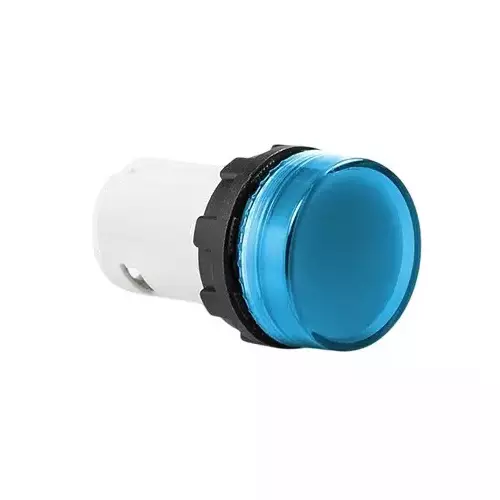 C&S Electric Integrated LED Pilot Lamp Metallic Range 12 V DC Blue, RCB7-IVL76