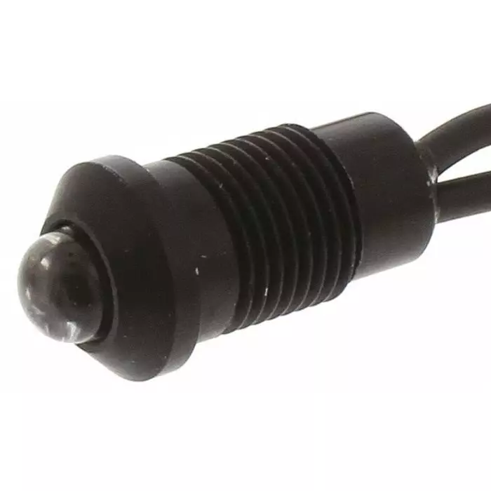 Oxley Red Panel Mount Indicator, 8 mm Mounting Hole Size, Lead Wires Termination, IP67, OXL/CLH/80/P/12AC/FL30/AlGaAs Red