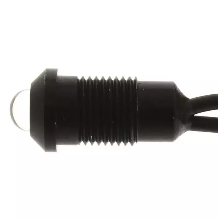 Oxley Red Panel Mount Indicator, 8 mm Mounting Hole Size, Lead Wires Termination, IP67, OXL/CLH/80/P/12AC/FL30/AlGaAs Red