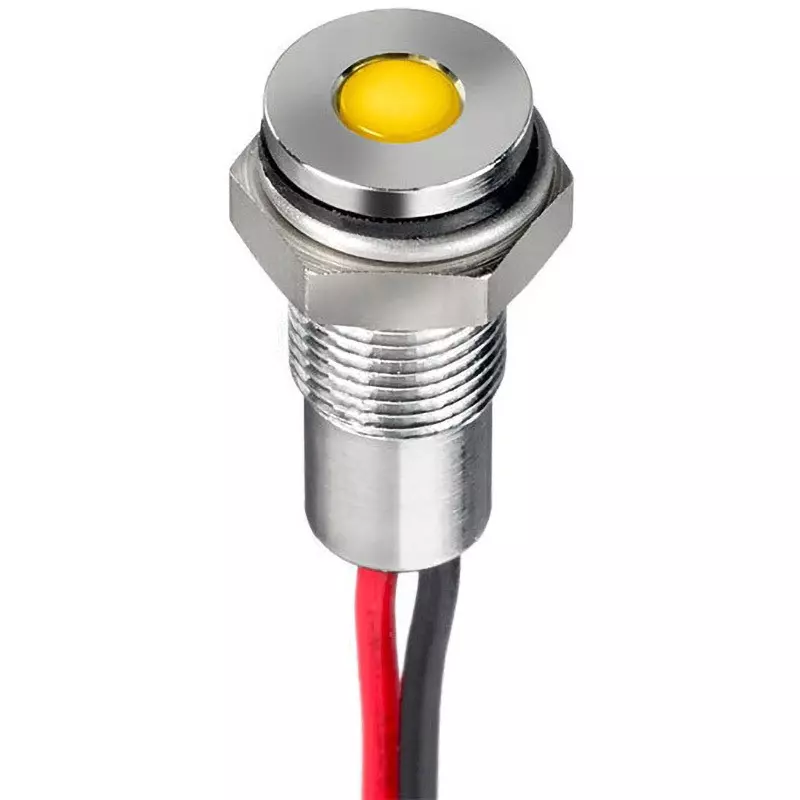 IDEC Q Series + Led + Indicator Light 6 Mm Mounting Hole Diameter, Q6F5Cxxhy12E