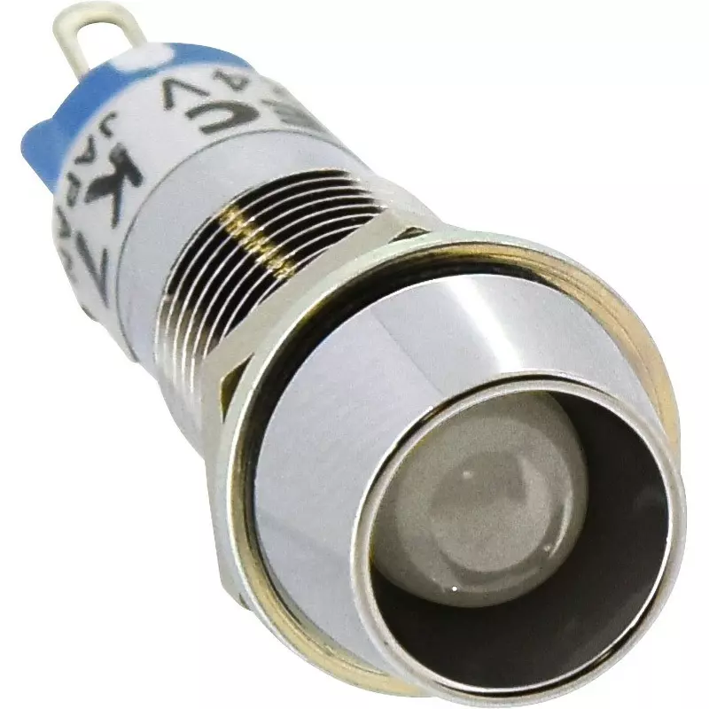 IDEC Up Series Led Type Small Indicator Light Φ9 (Hood Type Built-In Resistor) 9 Mm Mounting Hole Diameter, Up9-1299W