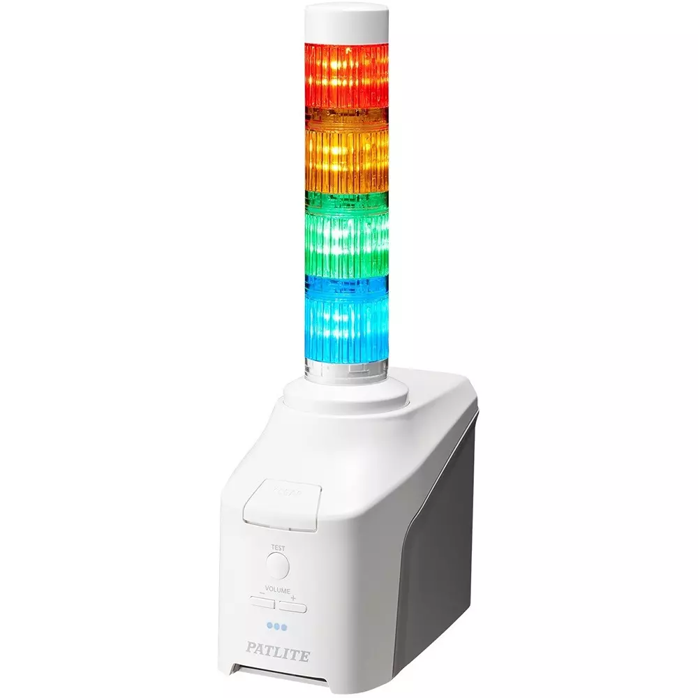 PATLITE Network Control Signal Light AC 100 to 240, NHB4-4-RYGB