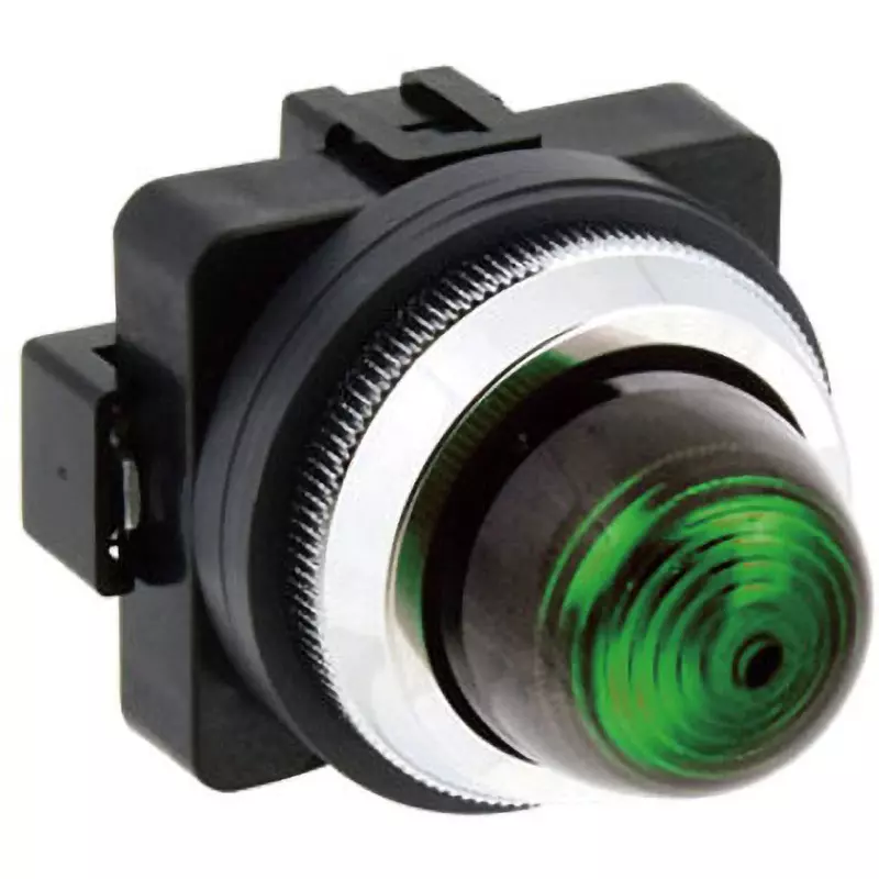 Esco LED Indicator AC/DC24 V Rated Voltage With LED AC / DC24 V bulb Included Components Green Light Colour, EA940DB-12A