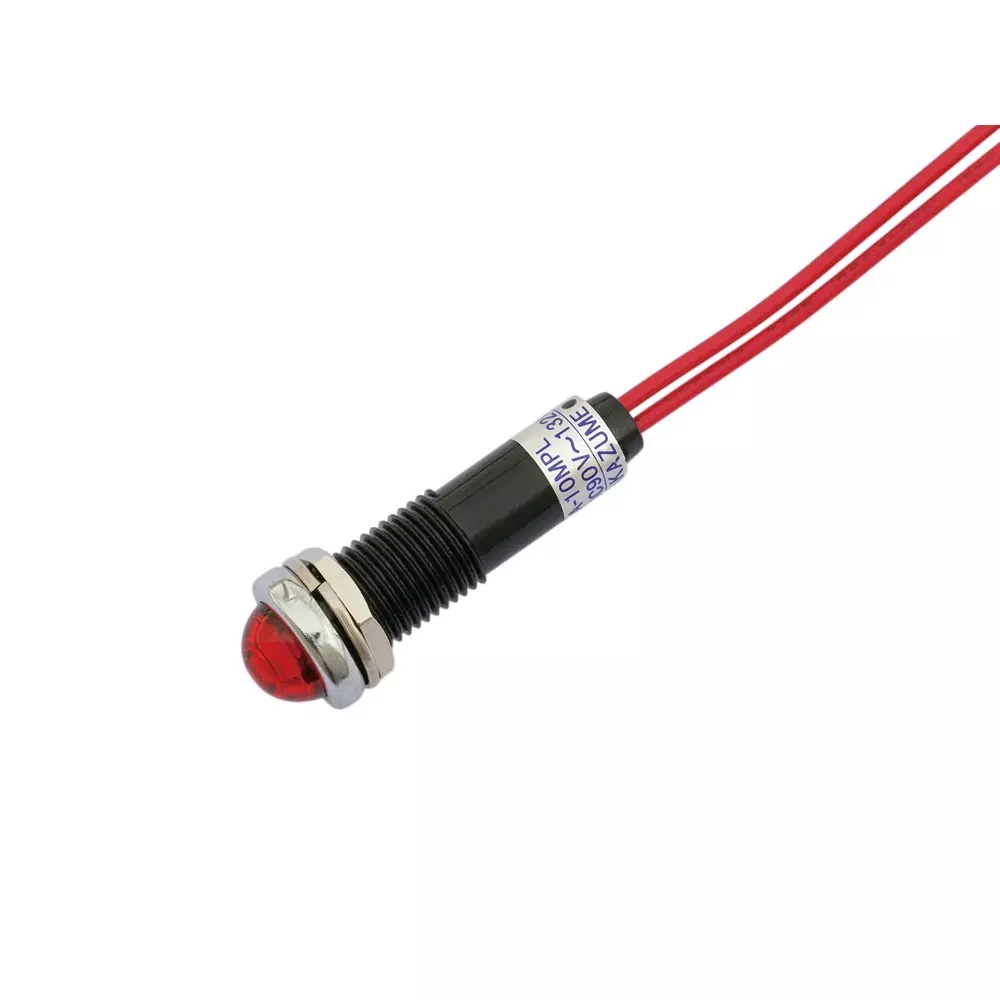 SAKAZUME ELECTRIC LED Indicator Light AC/DC100(90 to 132) V Rated Voltage, DA-10MPL-AC/DC100V-R