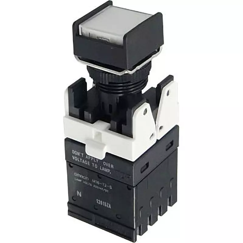 Omron Solder Terminal Indicator Light Square IP40 Φ16 mm, M16-AW-T2-S