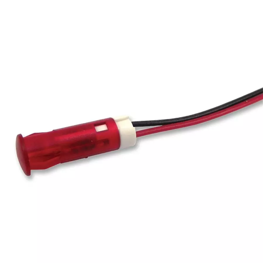 APEM INDICATOR, LED PANEL MNT, 6MM, RED, QS63XXR12