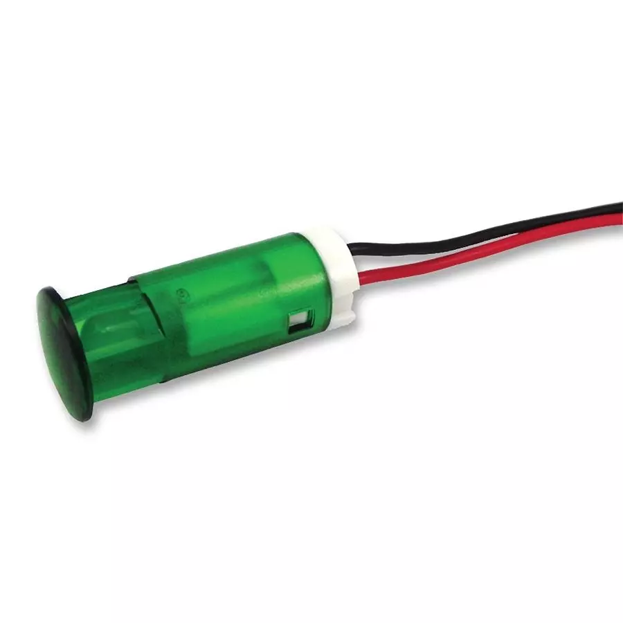 APEM INDICATOR, LED PANEL MNT, 10MM, GREEN, QS103XXG24