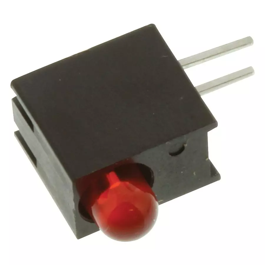 DIALIGHT LED, PCB, 3MM, LC, RED, 551-1107F