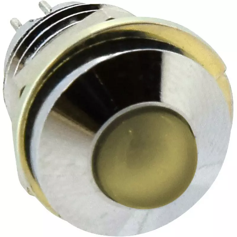 IDEC Up Series Led Type Small Indicator (Round Protrusion) 10 Mm Mounting Hole Diameter, Up1P-18Y