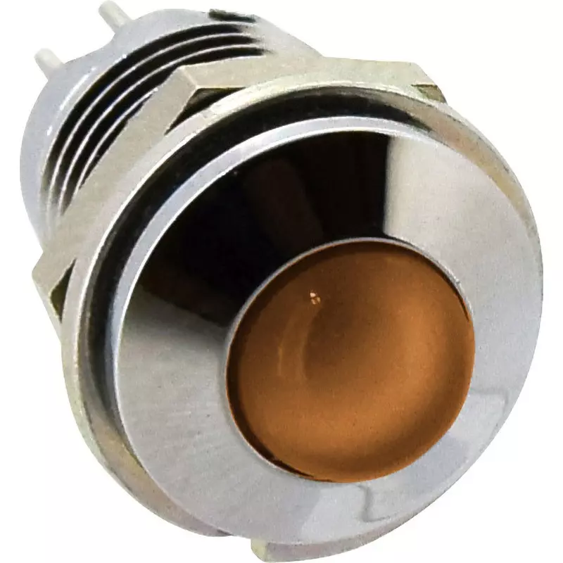 IDEC Up Series Led Type Small Indicator Light Φ9 (Round Protrusion) 9 Mm Mounting Hole Diameter, Up9-98A