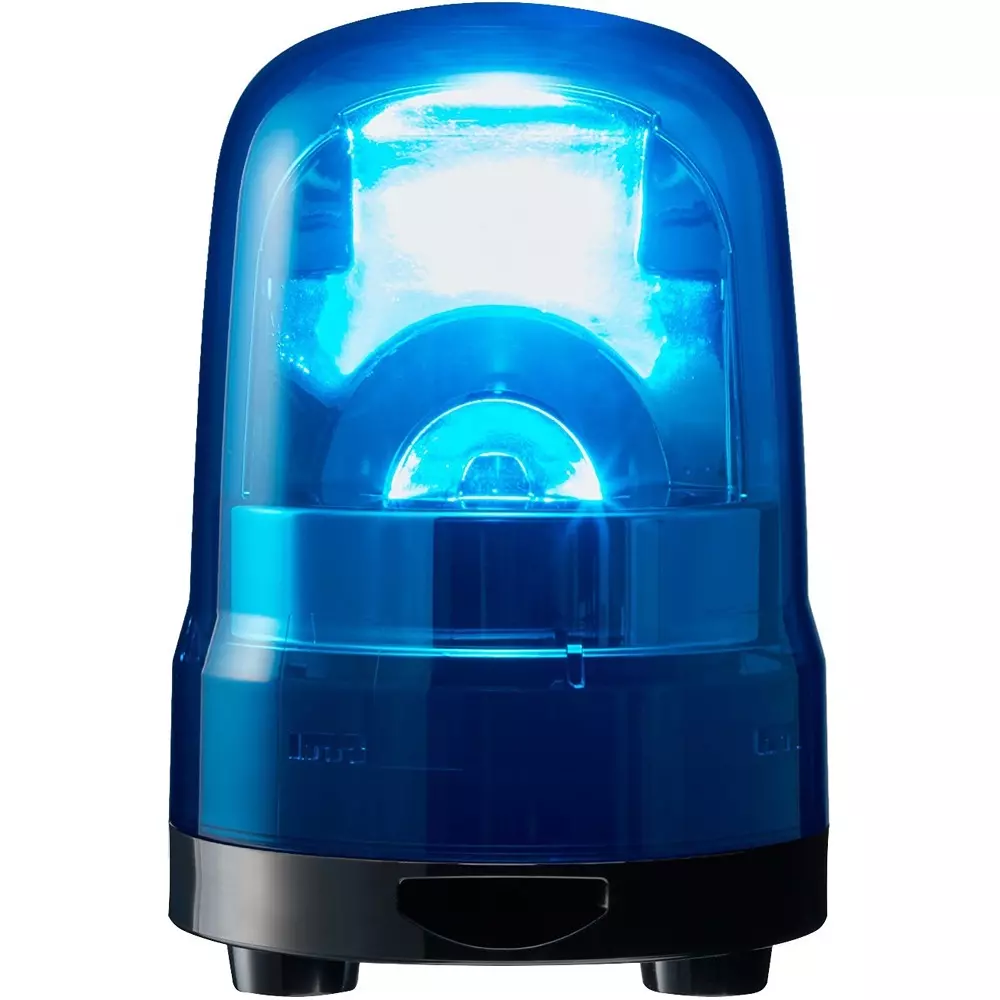 PATLITE Beacon Light AC100 V Voltage Blue Color With buzzer Correction, SKH-M2B-B