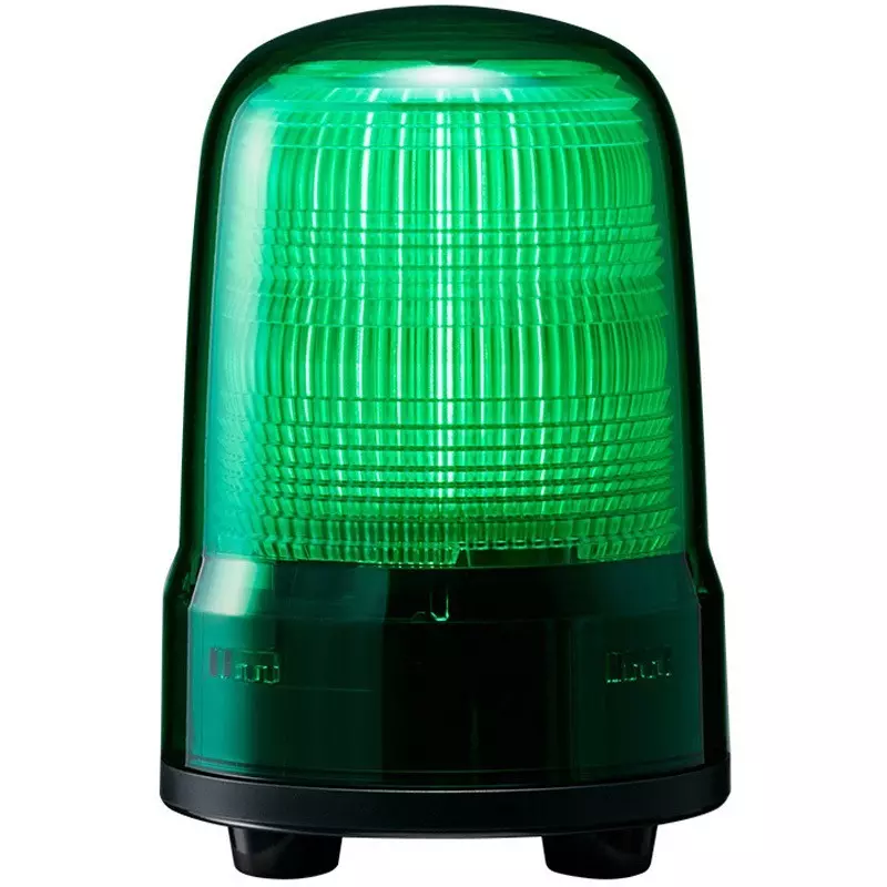 PATLITE Indicator Light DC 12 to 24 V Voltage 3-point bolt foot Mounting Cabtyre cable Wiring Connections SL08-M1JN-G