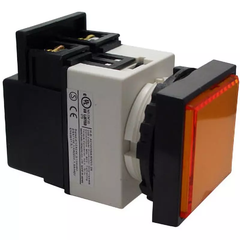 MARUYASU DENGYO Pilot Light 200/220 V Rated Voltage Square Orange, A30ILTSB200OLE