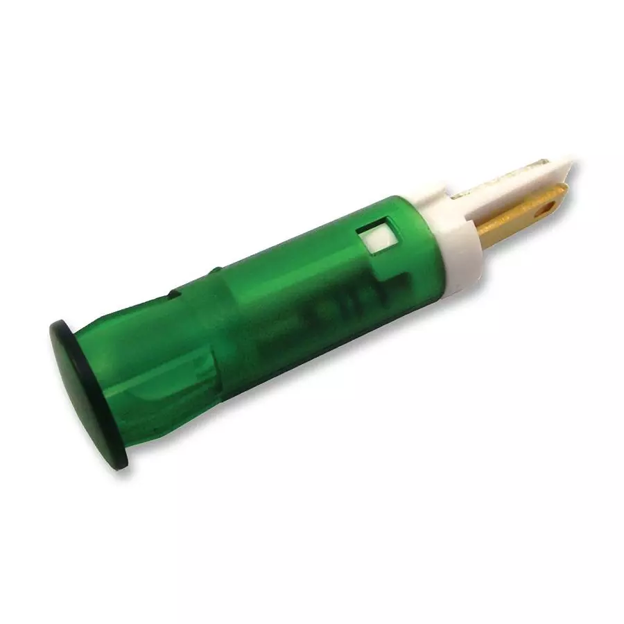 APEM INDICATOR, LED PANEL MNT, 8MM, GREEN, QS81XXG24