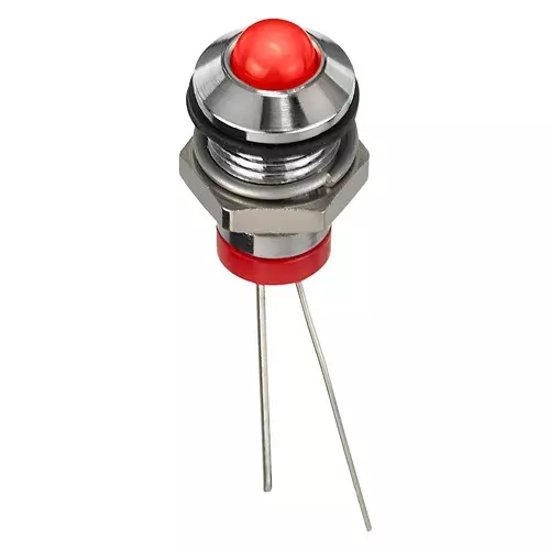APEM LED INDICATOR, PANEL, 8MM, RED, 2VDC, Q8P6CXXR02E