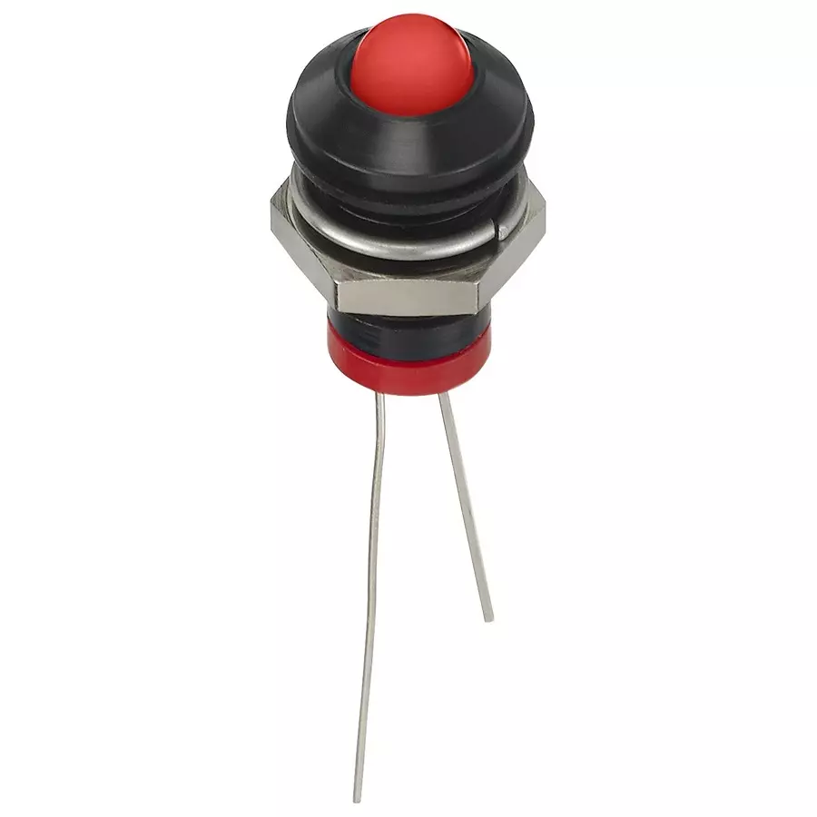 APEM LED INDICATOR, PANEL, 8MM, RED, 2VDC, Q8P6BXXR02E