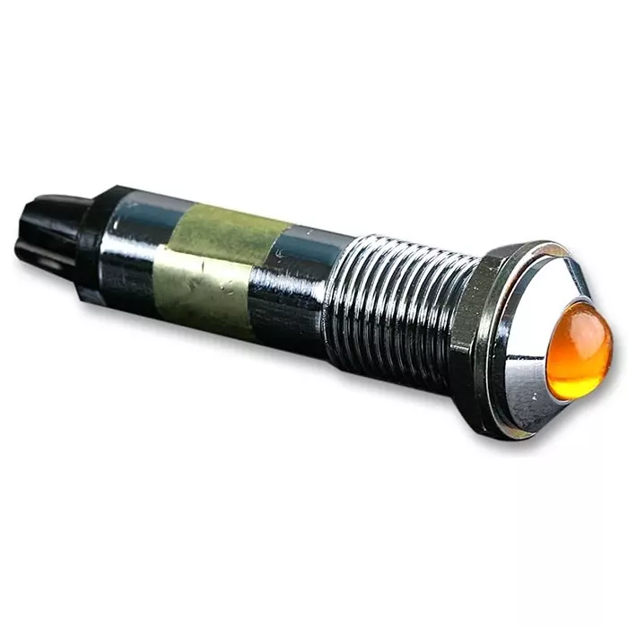 DIALIGHT LED INDICATOR, PROM, 12VDC, YELLOW, 609-1312-130F