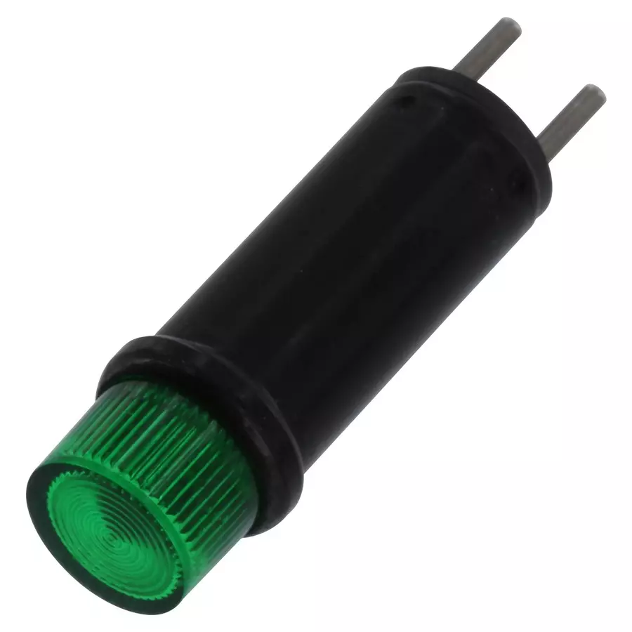 DIALIGHT PANEL MOUNT INDICATOR, LED, 30.15MM, GREEN, 28V, 507-4861-3332-500F.