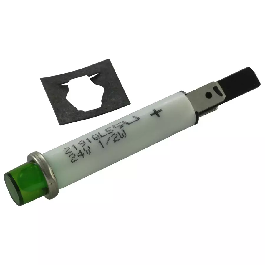 VCC PANEL MOUNT INDICATOR, LED, 7.87MM, GREEN, 24V, 2191QL5-24V