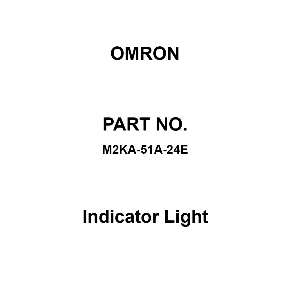 Omron Indicator Light Blue Illuminated Color, M2KA-51A-24E