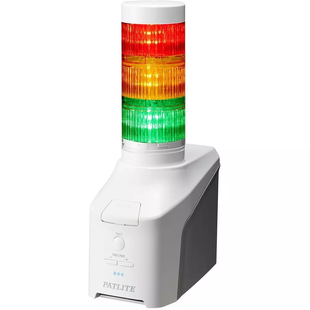 PATLITE Network Control Signal Light AC 100 to 240, NHV6-3D-RYG