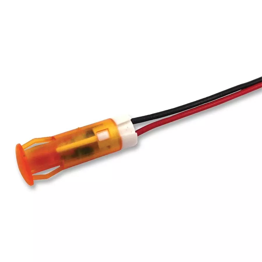 APEM INDICATOR, LED PANEL MNT, 6MM, ORANGE, QS63XXO12