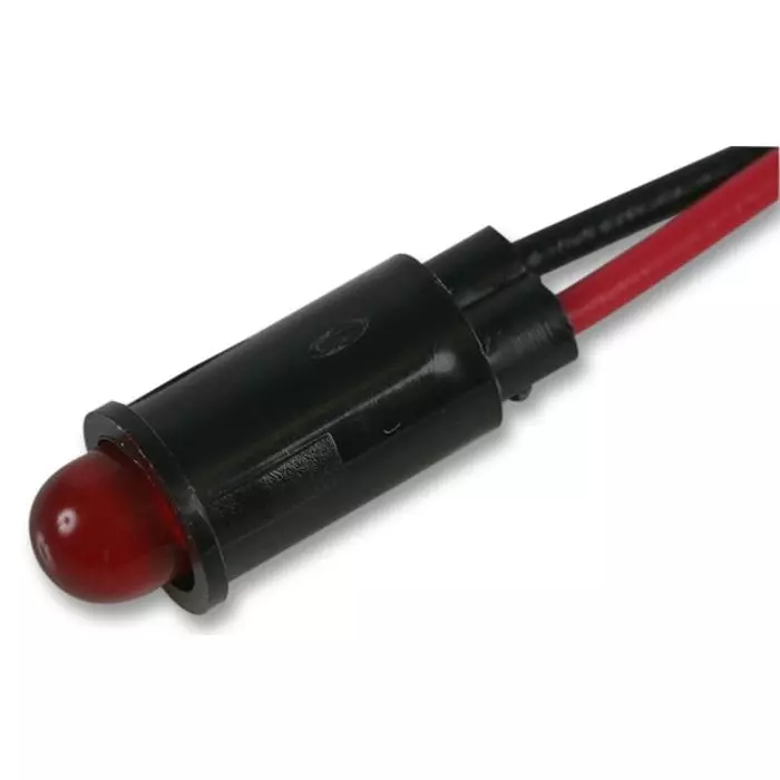 DIALIGHT LED INDICATOR, 12VDC, RED, 559-0103-007F