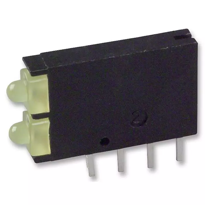 DIALIGHT LED, PCB, 2MM, BI, YEL-YEL, 571-0133-100F