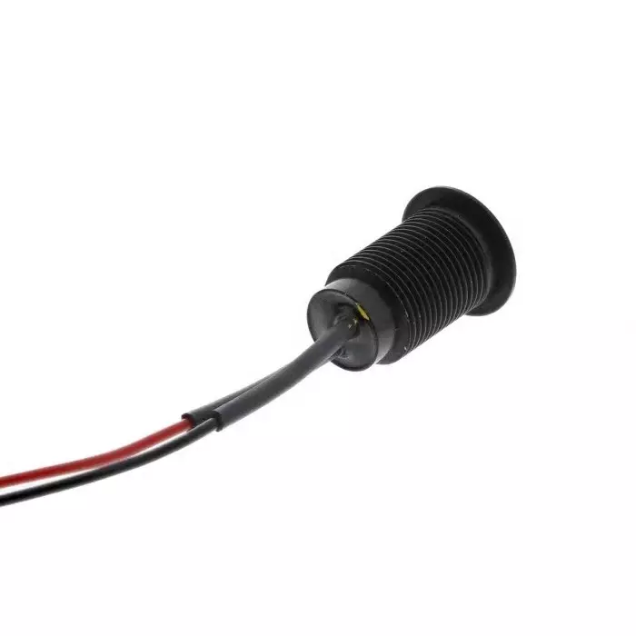 Oxley Red Panel Mount Indicator, 12V ac, 10.2 mm Mounting Hole Size, Lead Wires Termination, IP66, OXL/CLH/100/12AC/FL30/AL