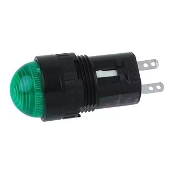 IDEC Panel Mount Indicator, Led, 16Mm, Green, 24V, Ap6M222-G
