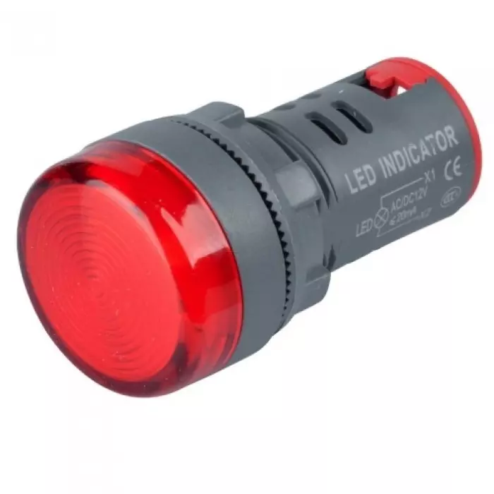 Congnitor LED Indicator Red 22 mm Mounting Diameter 220 VAC (Pack of 10)