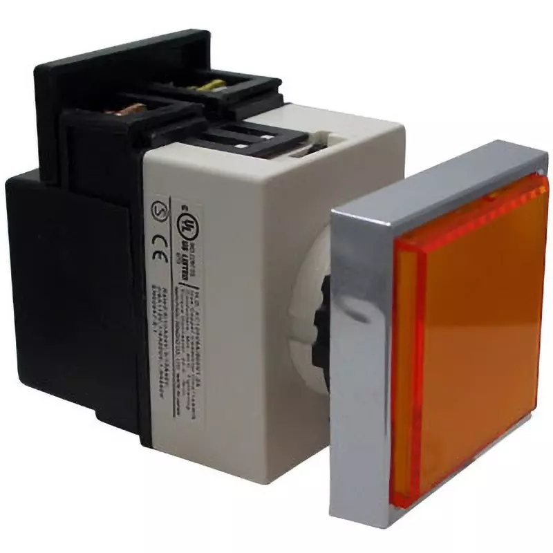 MARUYASU DENGYO Pilot Light 200/220 V Rated Voltage Square Orange, A22ILTSW200O