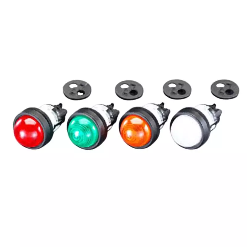 Esco LED Indicator AC/DC24 V Rated Voltage Orange Light Colour LED Light Source, EA940DB-93