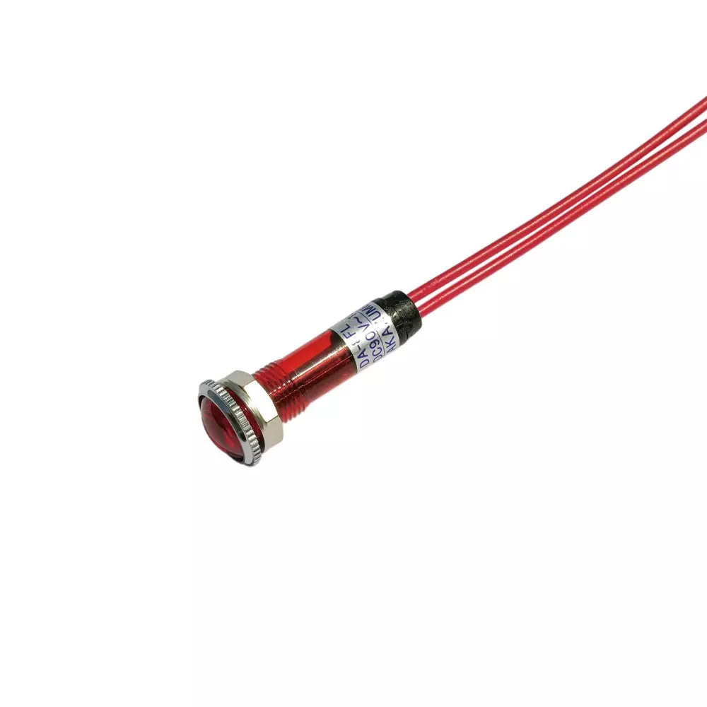 SAKAZUME ELECTRIC LED Indicator Light AC/DC100(90 to 132) V Rated Voltage, DA-8FL-4-AC/DC100V-R