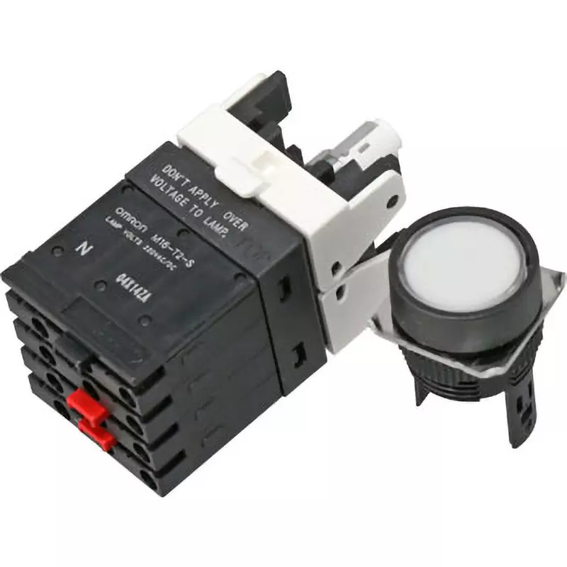 Omron Solder Terminal Indicator Light Round IP40 Φ16 mm, M16-TW-T2-S