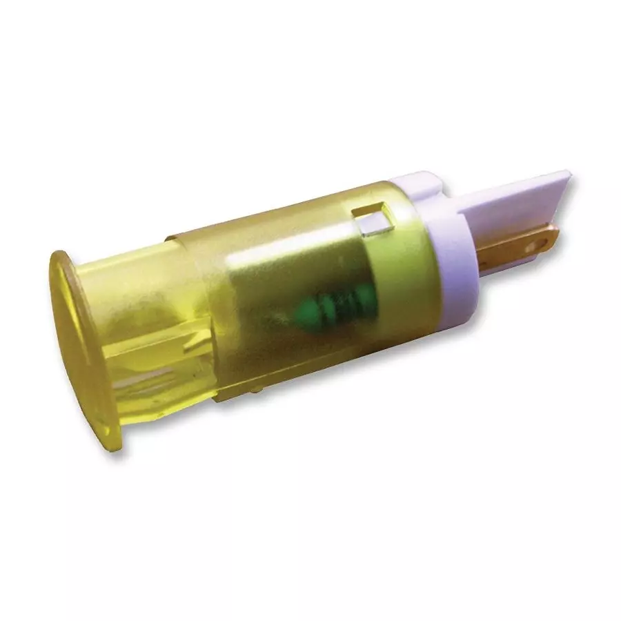 APEM INDICATOR, LED PANEL MNT, 12MM, YELLOW, QS121XXY24