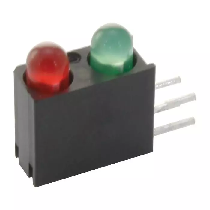 DIALIGHT 3MM BI-LEVEL LED CBI RED/GREEN, 553-0112F