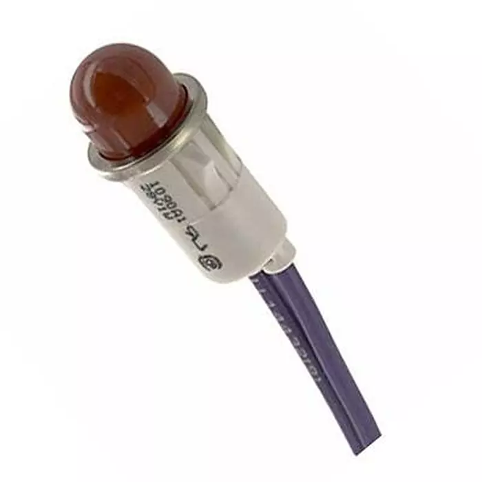 VCC LAMP, INDICATOR, INCANDESCENT, 16MM, RED, 1090A1-28V.