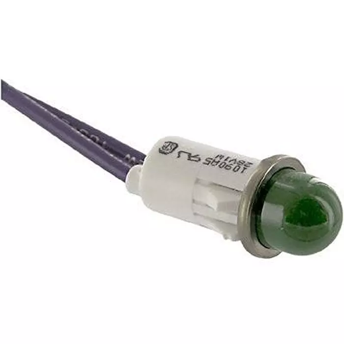 VCC LAMP, INDICATOR, INCANDESCENT, 16MM, GREEN, 1090A5-28V.