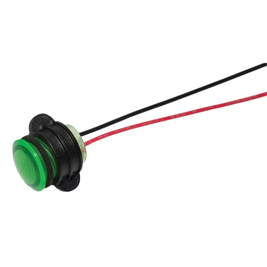 VCC LED INDICATOR, PANEL, 14MM, GREEN, 28V, CNX714C500FVW.